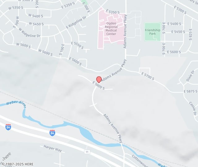 Location Map: 5782 Adams Avenue Parkway Ogden, UT 84405