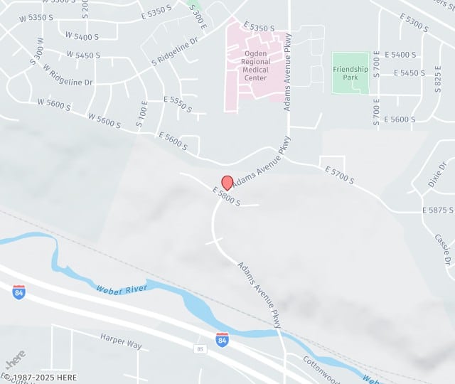 Location Map: 5782 Adams Avenue Parkway Ogden, UT 84405