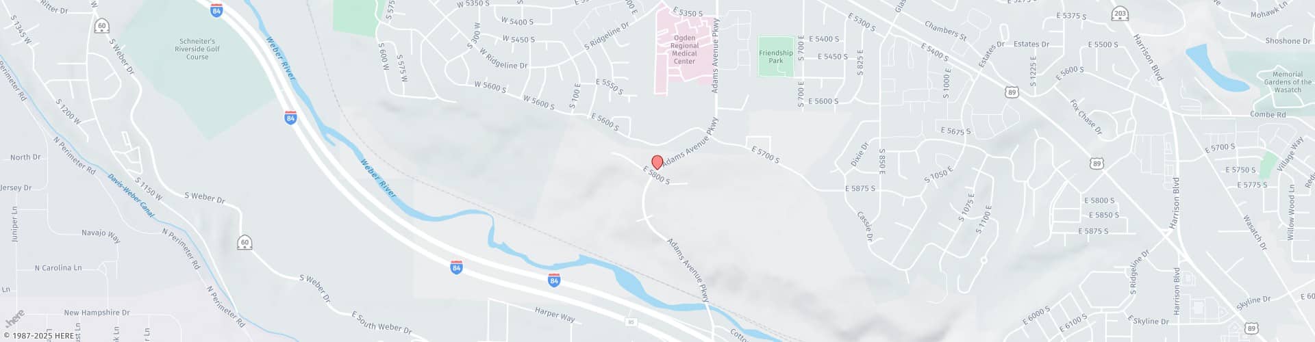 Location Map: 5782 Adams Avenue Parkway Ogden, UT 84405